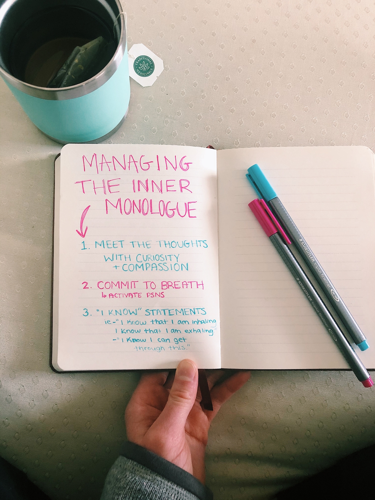 steps to manage the inner monologue