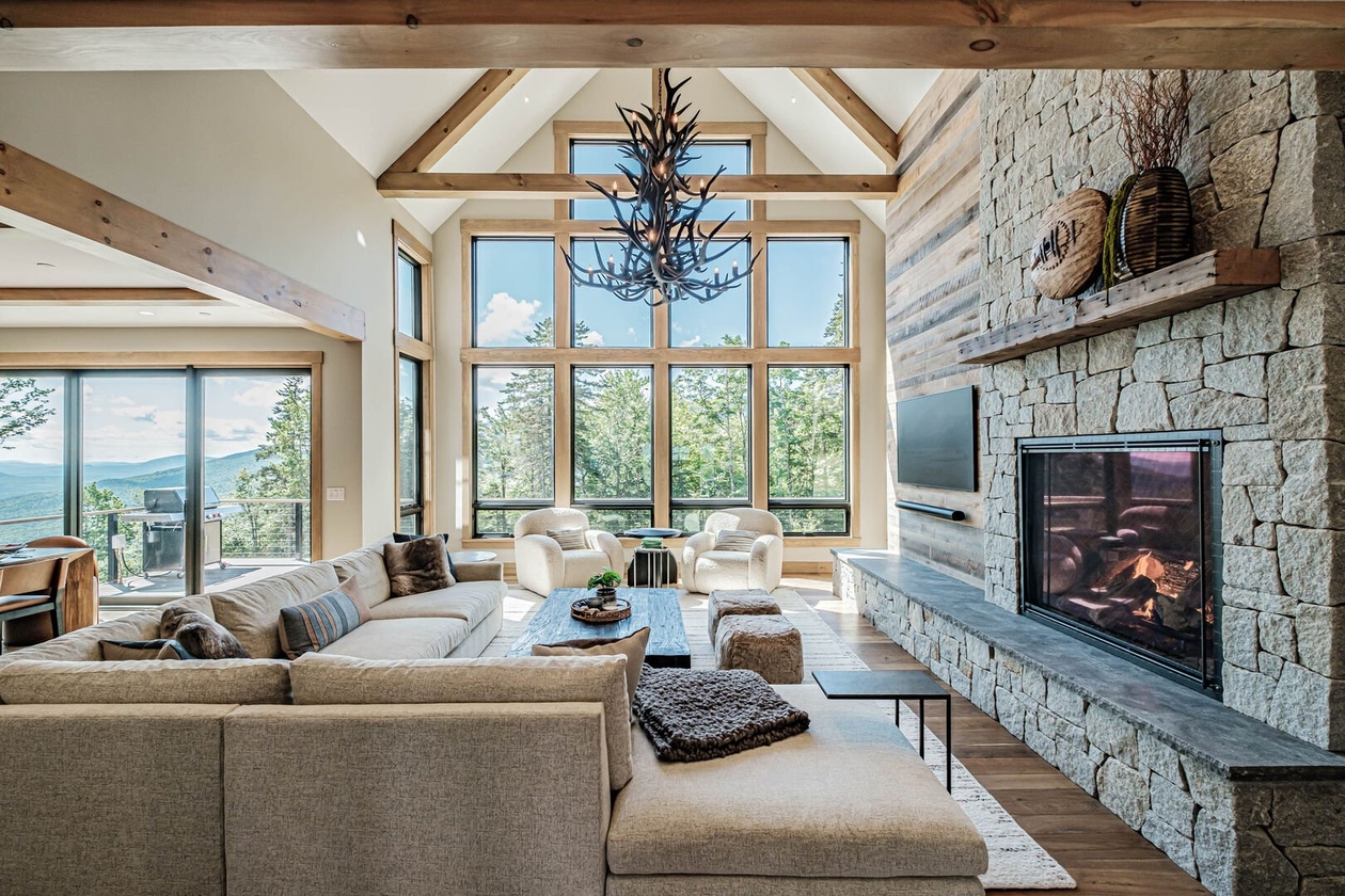 living room fire